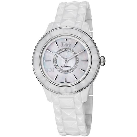 dior white strap watch|Christian Dior Wrist Watches .